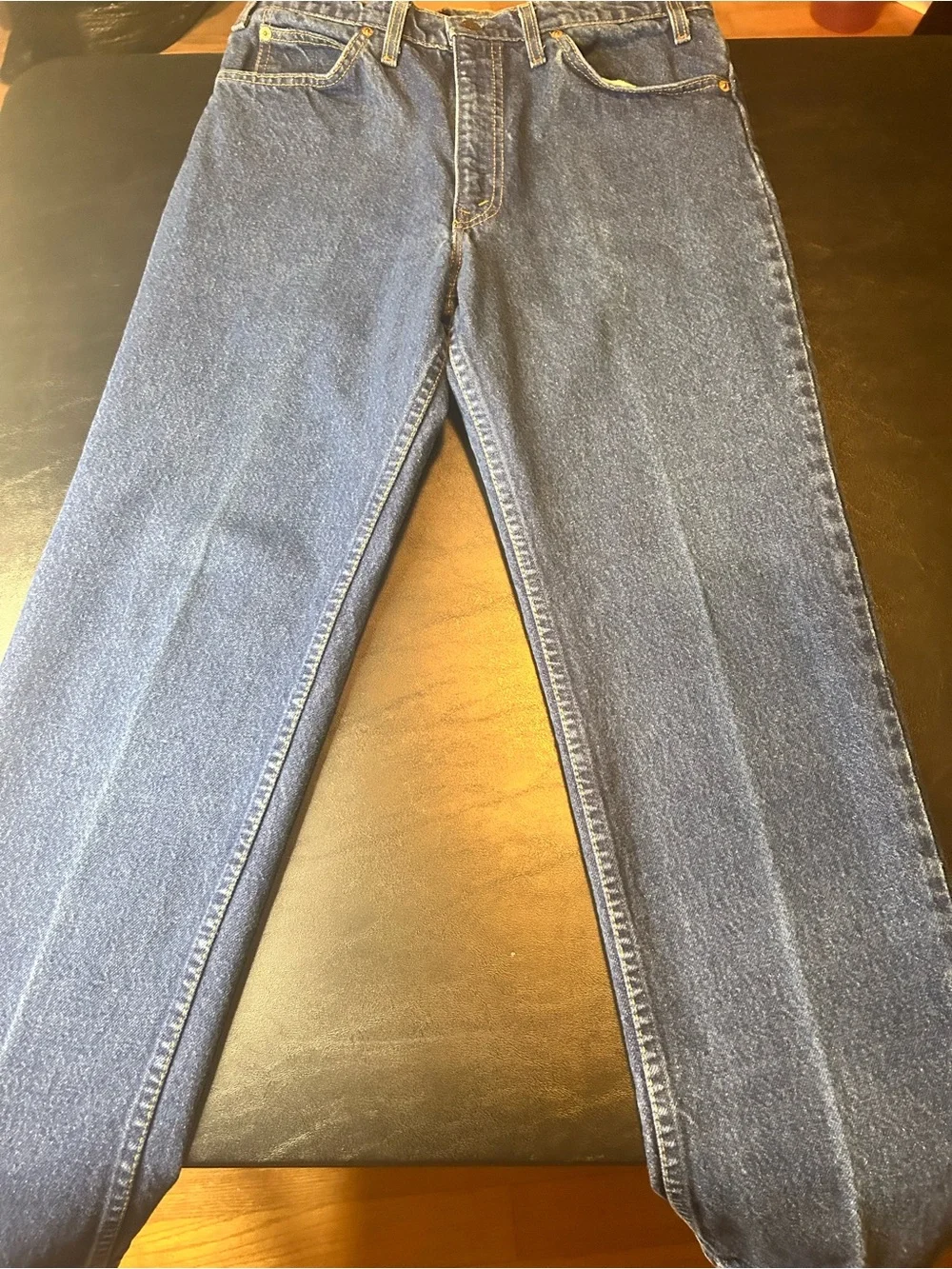 Vintage Levi’s 509 Made in USA Jeans Men 34x30 Blue Denim 100% Cotton Orange Tab